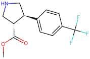 rel-Methyl(3S,4R)-4-(4-(trifluoromethyl)phenyl)pyrrolidine-3-carboxylate