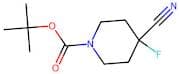 tert-Butyl 4-cyano-4-fluoropiperidine-1-carboxylate