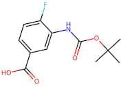 3-{[(tert-butoxy)carbonyl]amino}-4-fluorobenzoic acid