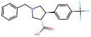 rel-(3S,4R)-1-Benzyl-4-(4-(trifluoromethyl)phenyl)pyrrolidine-3-carboxylic acid