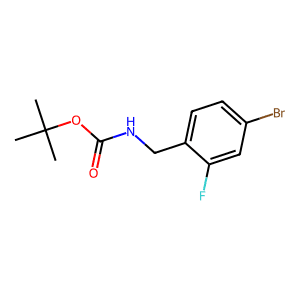 tert-Butyl N-[(4-bromo-2-fluoro-phenyl)methyl]carbamate