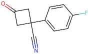 1-(4-Fluorophenyl)-3-oxocyclobutanecarbonitrile