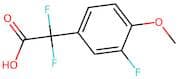 2,2-Difluoro-2-(3-fluoro-4-methoxyphenyl)acetic acid
