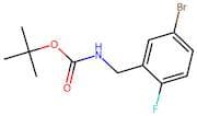 Tert-butyl n-[(5-bromo-2-fluorophenyl)methyl]carbamate