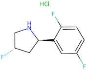 (2R,4S)-2-(2,5-Difluorophenyl)-4-fluoropyrrolidine hydrochloride