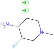 (3S,4R)-3-Fluoro-1-methylpiperidin-4-amine dihydrochloride