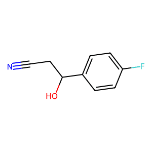 4-Fluoro-β-hydroxybenzenepropanenitrile