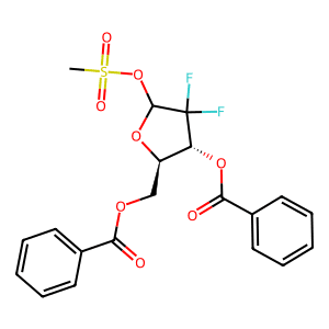 ((2R,3R)-3-(Benzoyloxy)-4,4-difluoro-5-((methylsulfonyl)oxy)tetrahydrofuran-2-yl)methyl benzoate