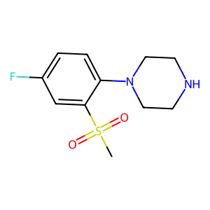 1-[4-Fluoro-2-(methylsulphonyl)phenyl]piperazine