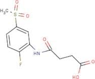 4-{[2-Fluoro-5-(methylsulphonyl)phenyl]amino-4-oxobutanoic acid