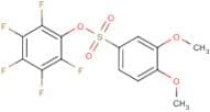 2,3,4,5,6-Pentafluorophenyl 3,4-dimethoxybenzenesulphonate