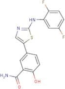 2-(2,5-Difluorophenyl)amino-5-(salicylamid-5yl)-1,3-thiazole