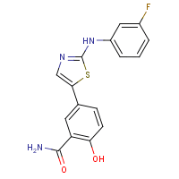 2-(3-Fluorophenyl)amino-5-(salicylamid-5yl)-1,3-thiazole
