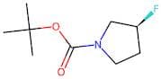 (3S)-3-Fluoropyrrolidine, N-BOC protected