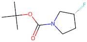 (3R)-3-Fluoropyrrolidine, N-BOC protected