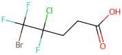 5-Bromo-4-chloro-4,5,5-trifluoropentanoic acid