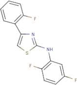 2-(2,5-Difluorophenyl)amino-4-(2-fluorophenyl)thiazole