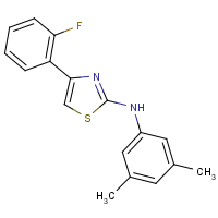 2-(3,5-Dimethylphenyl)amino-4-(2-fluorophenyl)thiazole