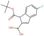 5-Fluoro-1H-indole-2-boronic acid, N-BOC protected