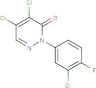 2-(3-Chloro-4-fluorophenyl)-4,5-dichloropyridazine-3(2H)-one