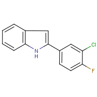 2-(3-Chloro-4-fluorophenyl)indole