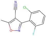 3-(2-Chloro-6-fluorophenyl)-5-methylisoxazole-4-carbonitrile