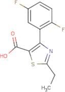 4-(2,5-Difluorophenyl)-2-ethyl-1,3-thiazole-5-carboxylic acid