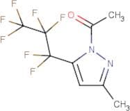 1-Acetyl-5-(heptafluoropropyl)-3-methyl-1H-pyrazole