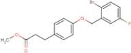 Methyl 3-{4-[(2-bromo-5-fluorophenyl)methoxy]phenyl}propanoate