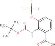2-{[(tert-Butoxy)carbonyl]amino}-3-(trifluoromethoxy)benzoic acid