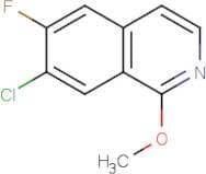 7-Chloro-6-fluoro-1-methoxyisoquinoline