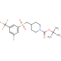tert-Butyl 4-{[3-fluoro-5-(trifluoromethyl)benzenesulfonyl]methyl}piperidine-1-carboxylate