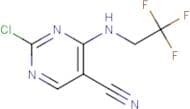 2-Chloro-4-[(2,2,2-trifluoroethyl)amino]pyrimidine-5-carbonitrile