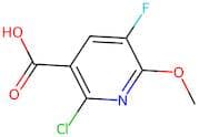 2-Chloro-5-fluoro-6-methoxynicotinic acid