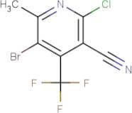 5-Bromo-2-chloro-6-methyl-4-(trifluoromethyl)nicotinonitrile