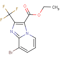 Ethyl 8-bromo-2-(trifluoromethyl)imidazo[1,2-a]pyridine-3-carboxylate