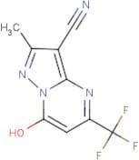 7-Hydroxy-2-methyl-5-(trifluoromethyl)pyrazolo[1,5-a]pyrimidine-3-carbonitrile