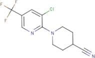1-[3-Chloro-5-(trifluoromethyl)-2-pyridinyl]-4-piperidinecarbonitrile