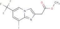 Methyl [8-iodo-6-(trifluoromethyl)imidazo[1,2-a]pyridin-2-yl]acetate