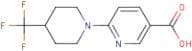 6-[4-(Trifluoromethyl)piperidino]nicotinic acid