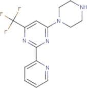 4-Piperazino-2-(2-pyridinyl)-6-(trifluoromethyl)pyrimidine