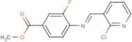Methyl 4-[(E)-[(2-chloropyridin-3-yl)methylidene]amino]-3-fluorobenzoate