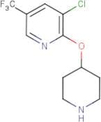 3-Chloro-5-(trifluoromethyl)-2-pyridinyl 4-piperidinyl ether