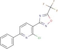 2-Chloro-6-phenyl-3-[5-(trifluoromethyl)-1,2,4-oxadiazol-3-yl]pyridine