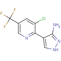 4-[3-Chloro-5-(trifluoromethyl)-2-pyridinyl]-1H-pyrazol-3-amine