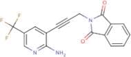 2-{3-[2-Amino-5-(trifluoromethyl)-3-pyridinyl]-2-propynyl}-1H-isoindole-1,3(2H)-dione