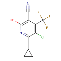 5-Chloro-6-cyclopropyl-2-hydroxy-4-(trifluoromethyl)nicotinonitrile