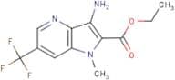 Ethyl 3-amino-1-methyl-6-(trifluoromethyl)-1H-pyrrolo[3,2-b]pyridine-2-carboxylate
