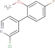 2-Chloro-4-(4-fluoro-2-methoxyphenyl)pyridine