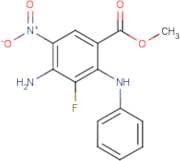 Methyl 4-amino-3-fluoro-5-nitro-2-(phenylamino)benzoate
